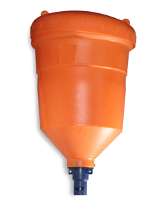 Feed hopper 54l D395 cpl f/dosing unit PickPuck solo